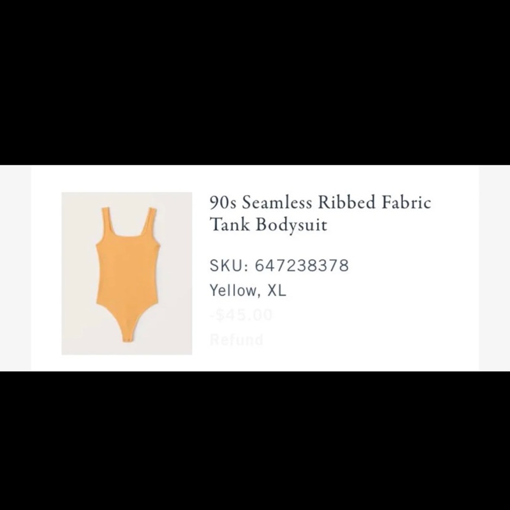 Abercrombie and Fitch bodysuit